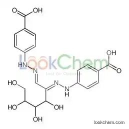 4-[(2E)-2-[(2Z)-2-[(4-carboxyphenyl)hydrazinylidene]-3,4,5,6-tetrahydroxyhexylidene]hydrazinyl]benzoic acid