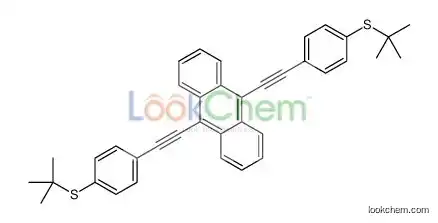 9,10-bis[2-(4-tert-butylsulfanylphenyl)ethynyl]anthracene
