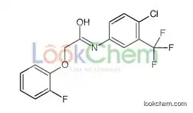 N-[4-chloro-3-(trifluoromethyl)phenyl]-2-(2-fluorophenoxy)acetamide