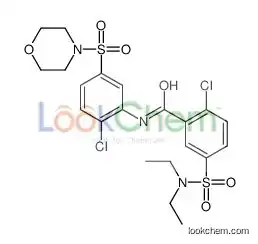2-chloro-N-(2-chloro-5-morpholin-4-ylsulfonylphenyl)-5-(diethylsulfamoyl)benzamide