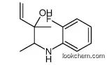 4-(2-fluoroanilino)-3-methylpent-1-en-3-ol
