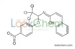 3-phenyl-N-[2,2,2-trichloro-1-(4-nitrophenoxy)ethyl]prop-2-enamide