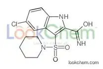 5-chloro-3-piperidin-1-ylsulfonyl-1H-indole-2-carboxamide