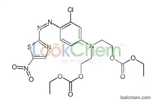 2-[3-chloro-N-(2-ethoxycarbonyloxyethyl)-4-[(5-nitro-1,3-thiazol-2-yl)diazenyl]anilino]ethyl ethyl carbonate