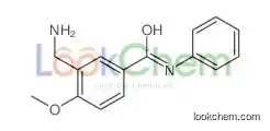 3-(aminomethyl)-4-methoxy-N-phenylbenzamide