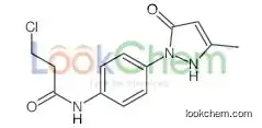 3-chloro-N-[4-(5-methyl-3-oxo-1H-pyrazol-2-yl)phenyl]propanamide