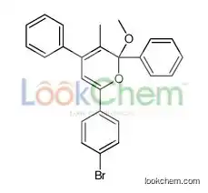 6-(4-bromophenyl)-2-methoxy-3-methyl-2,4-diphenylpyran