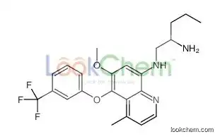 1-N-[6-methoxy-4-methyl-5-[3-(trifluoromethyl)phenoxy]quinolin-8-yl]pentane-1,2-diamine