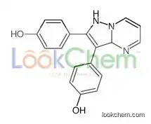 4-[2-(4-hydroxyphenyl)-1,3a-dihydropyrazolo[1,5-a]pyrimidin-3-yl]phenol