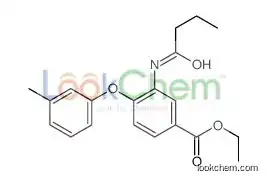 ethyl 3-(butanoylamino)-4-(3-methylphenoxy)benzoate
