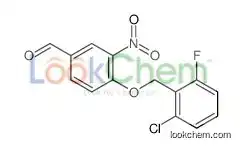 4-[(2-chloro-6-fluorophenyl)methoxy]-3-nitrobenzaldehyde