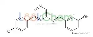 3-[[[5-(4-hydroxyphenyl)pyridin-3-yl]amino]methyl]phenol