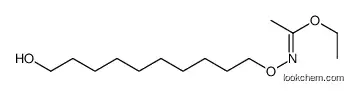ethyl N-(10-hydroxydecoxy)ethanimidate