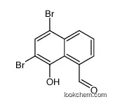 5,7-dibromo-8-hydroxynaphthalene-1-carbaldehyde