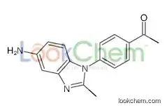1-[4-(5-amino-2-methylbenzimidazol-1-yl)phenyl]ethanone