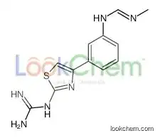 N-[3-[2-(diaminomethylideneamino)-1,3-thiazol-4-yl]phenyl]-N'-methylmethanimidamide