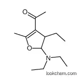 1-[2-(diethylamino)-3-ethyl-5-methyl-2,3-dihydrofuran-4-yl]ethanone