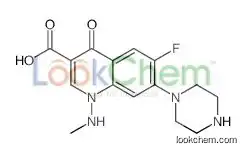 6-fluoro-1-(methylamino)-4-oxo-7-piperazin-1-ylquinoline-3-carboxylic acid