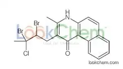 2-(2,3-dibromo-3-chlorobutyl)-3-methyl-4H-benzo[f]quinolin-1-one