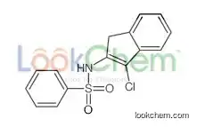 N-(3-chloro-1H-inden-2-yl)benzenesulfonamide