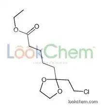 ethyl 5-[2-(2-chloroethyl)-1,3-dioxolan-2-yl]pentanoate