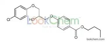 butyl 4-[3-(4-chlorophenoxy)-2-hydroxypropoxy]benzoate