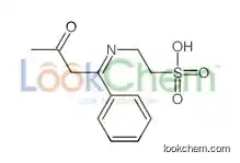 2-[(3-oxo-1-phenylbutylidene)amino]ethanesulfonic acid