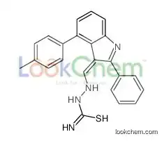 [[(Z)-[4-(4-methylphenyl)-2-phenylindol-3-ylidene]methyl]amino]thiourea