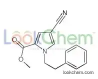methyl 4-cyano-1-(2-phenylethyl)pyrrole-2-carboxylate