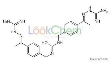 1,3-bis[[4-[(E)-N-(diaminomethylideneamino)-C-methylcarbonimidoyl]phenyl]methyl]urea