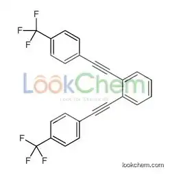 1,2-bis[2-[4-(trifluoromethyl)phenyl]ethynyl]benzene