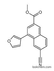 methyl 6-cyano-4-(furan-3-yl)naphthalene-2-carboxylate
