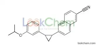 6-[2-(3-propan-2-yloxyphenyl)cyclopropyl]naphthalene-2-carbonitrile