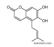6,7-dihydroxy-5-(3-methylbut-2-enyl)chromen-2-one