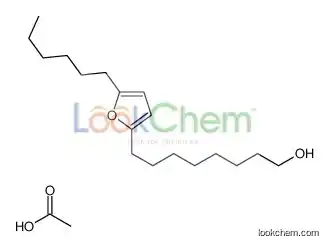 acetic acid,8-(5-hexylfuran-2-yl)octan-1-ol