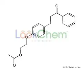 2-[4-(3-oxo-3-phenylpropyl)phenoxy]ethyl acetate