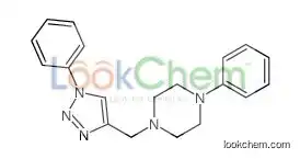 1-phenyl-4-[(1-phenyltriazol-4-yl)methyl]piperazine