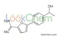 5-[4-(1-hydroxyethyl)phenyl]furan-2-carboximidamide