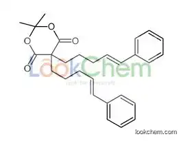2,2-dimethyl-5,5-bis(5-phenylpent-4-enyl)-1,3-dioxane-4,6-dione