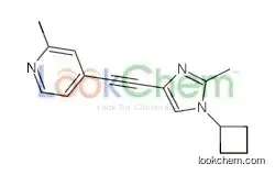 4-[2-(1-cyclobutyl-2-methylimidazol-4-yl)ethynyl]-2-methylpyridine