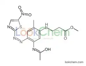 methyl 3-[5-acetamido-2-methyl-4-[(5-nitro-1,3-thiazol-2-yl)diazenyl]anilino]propanoate