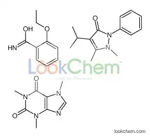 1,5-dimethyl-2-phenyl-4-propan-2-ylpyrazol-3-one,2-ethoxybenzamide,1,3,7-trimethylpurine-2,6-dione