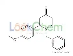 1-benzyl-2-(4-methoxyphenyl)piperidin-4-one