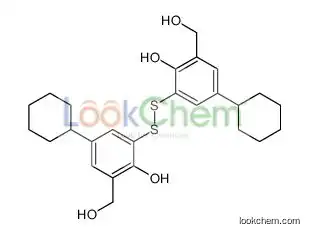 4-cyclohexyl-2-[[5-cyclohexyl-2-hydroxy-3-(hydroxymethyl)phenyl]disulfanyl]-6-(hydroxymethyl)phenol