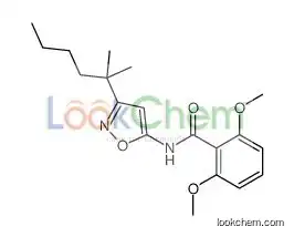 2,6-dimethoxy-N-[3-(2-methylhexan-2-yl)-1,2-oxazol-5-yl]benzamide