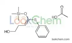 acetic acid,4-phenylsulfanyl-4-trimethylsilyloxybut-3-en-1-ol