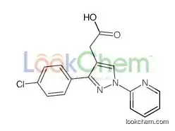 2-[3-(4-chlorophenyl)-1-pyridin-2-ylpyrazol-4-yl]acetic acid