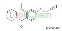 2-[3-methoxy-4-(morpholine-4-carbonyl)phenoxy]acetonitrile