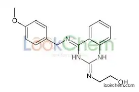 2-[[4-[(4-methoxyphenyl)methylamino]quinazolin-2-yl]amino]ethanol