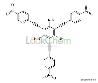 2,4,6-tris[2-(4-nitrophenyl)ethynyl]benzene-1,3,5-triamine